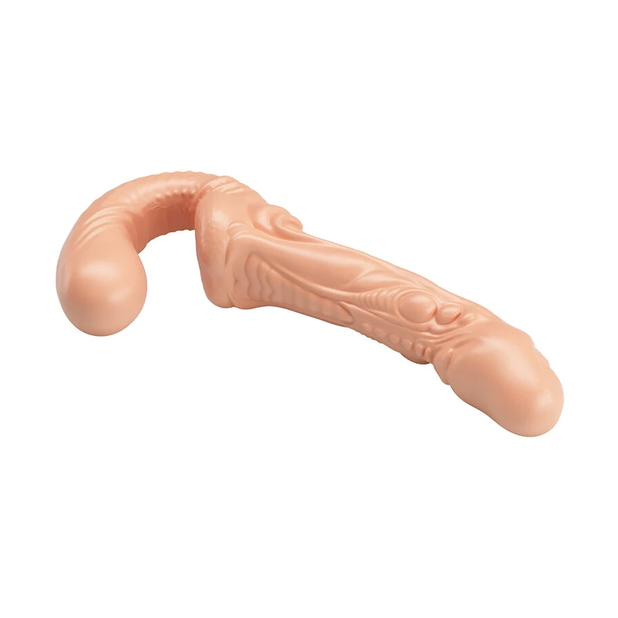 BAILE - EMMA TEXTURED DOUBLE PENETRATION STRAP-ON FLESH